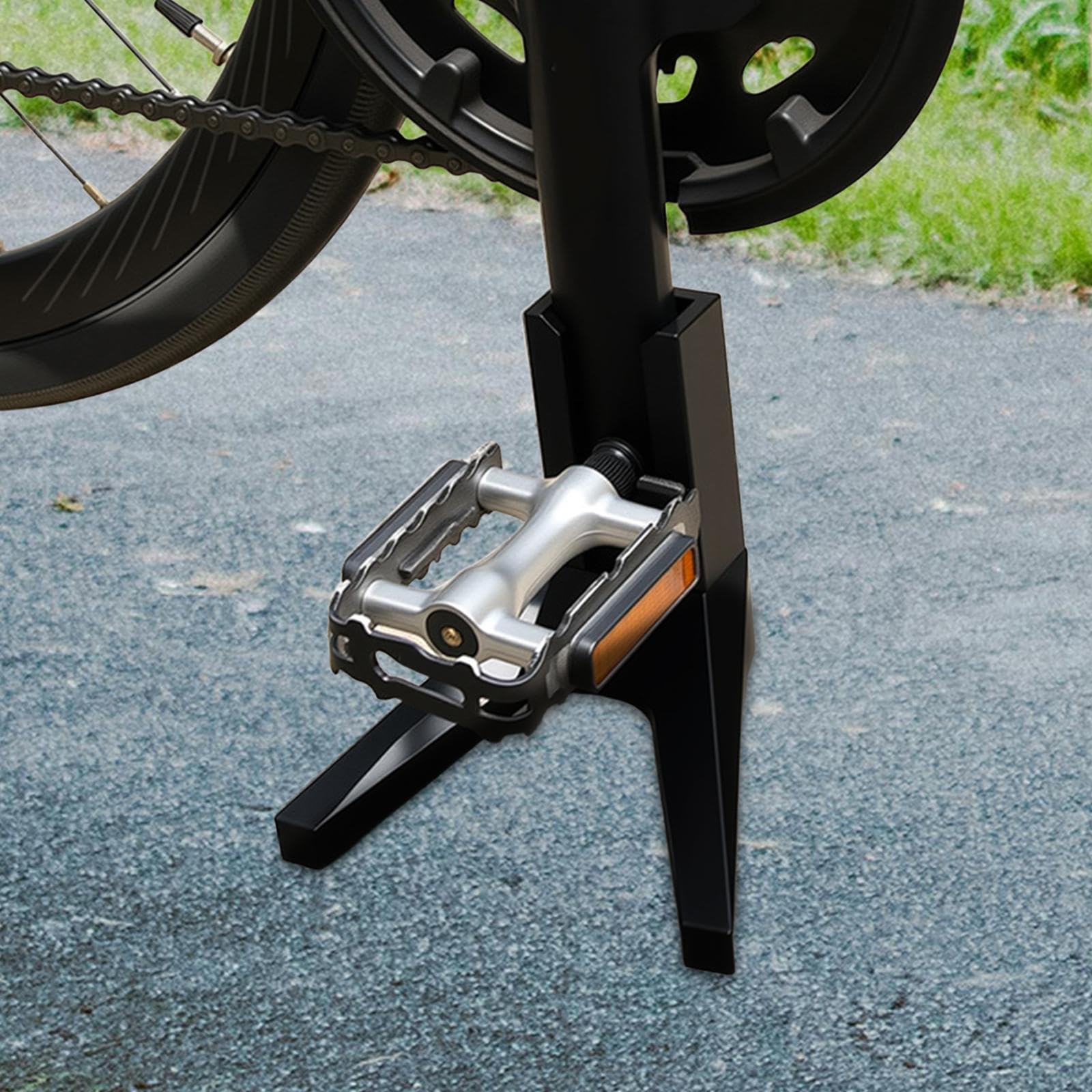 Zxpjkyu Fahrrad Tretlager Ständer Tragbar Stabil Leichtes Zubehör für Mountainbikes Rennräder Und Erwachsenenräder für Outdoor Aktivitäten, Schwarz : 