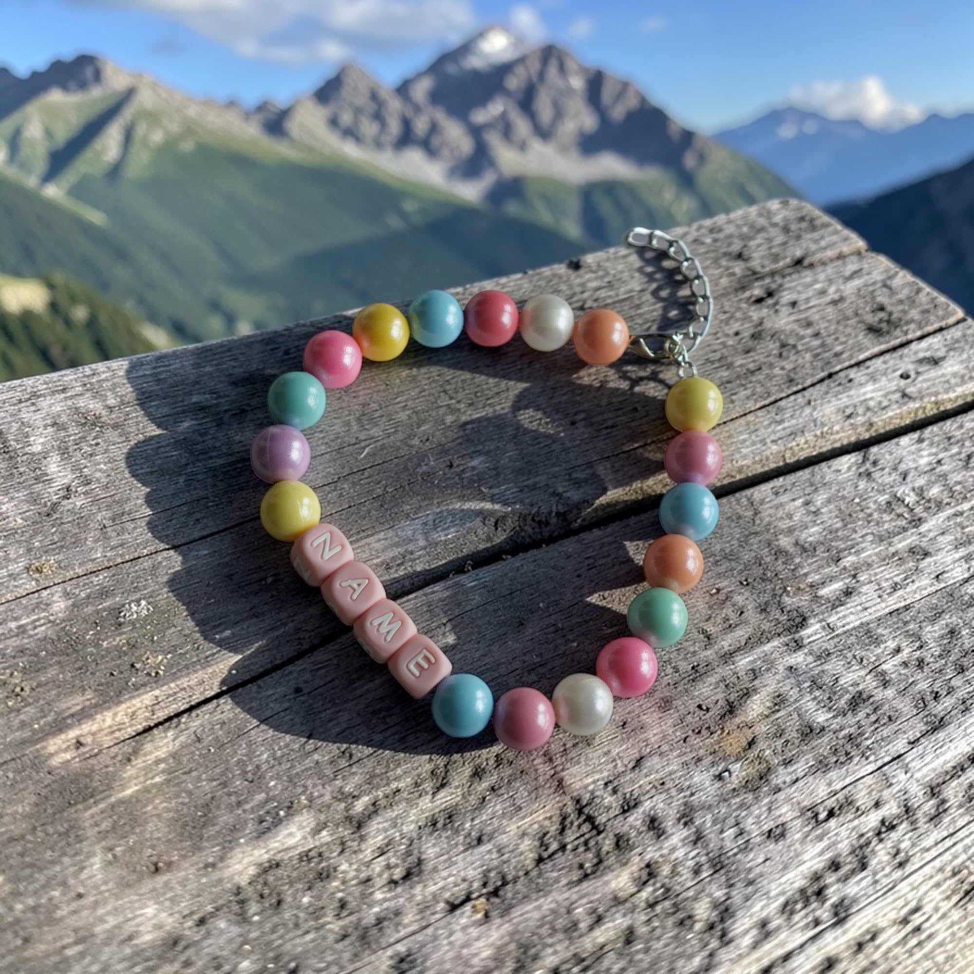 Collare per cani con perline in silicone personalizzato con nome, gioiello per animali domestici, collana per cani color caramella, braccialetto dell'amicizia, regalo per cani, gatti, amanti degli