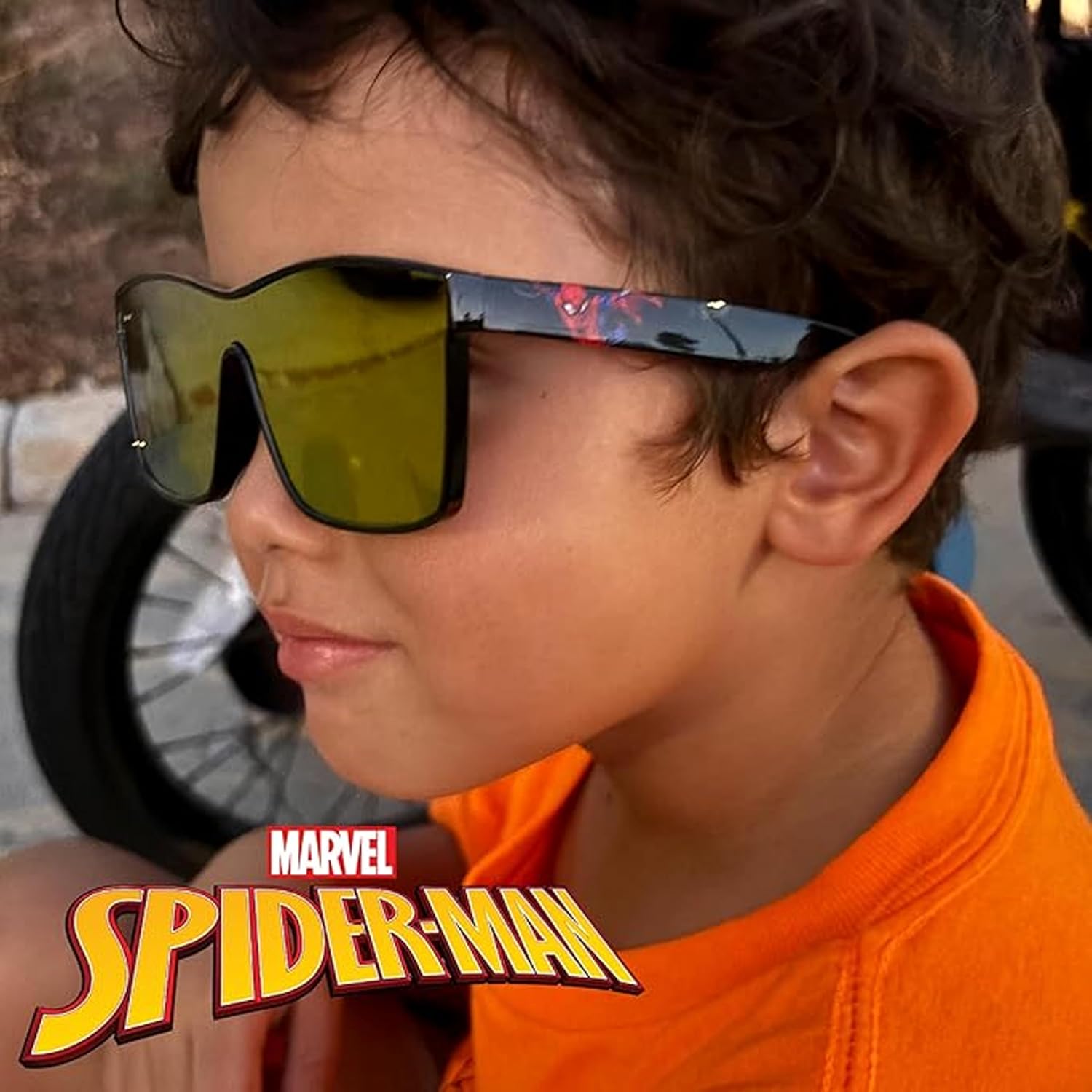 ARKAID Spider-Man Sunglasses for Kids | Marvel Shades | UV 400 | One Size Fits Most Kids
