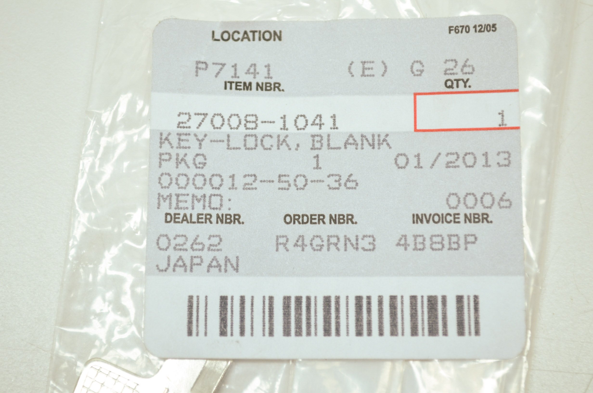 カマイキーページ NOS Kawasaki KZ 550 KZ 650 KZ 750 Ignition Lock Set Switch