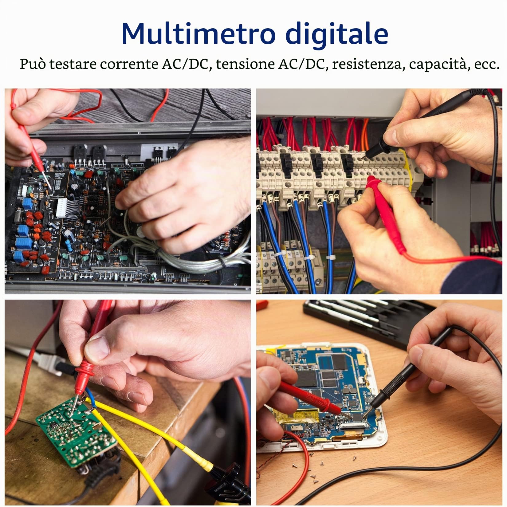 OWON, XDM2041 Multimetro da banco con tester digitale ultra leggero da 3,7 pollici, 55.000 conteggi, per laboratori e fabbriche