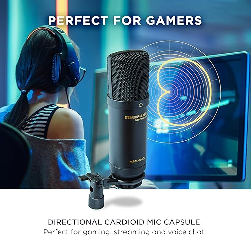 Miniatura 5 de Marantz Professional MPM-1000U - Micrófono USB de condensador de estudio para grabación DAW y podcasting (0.551 insalida USB)