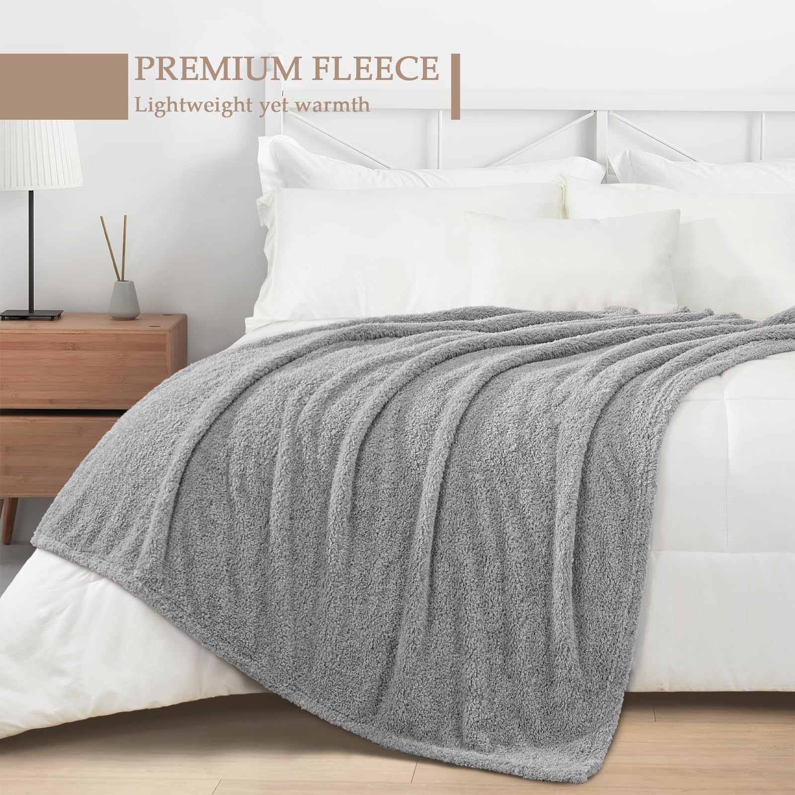 Exclusivo Mezcla Double Size Fleece Blanket for Bed Soft Lightweight and Fluffy Bed Blankets - Image 4