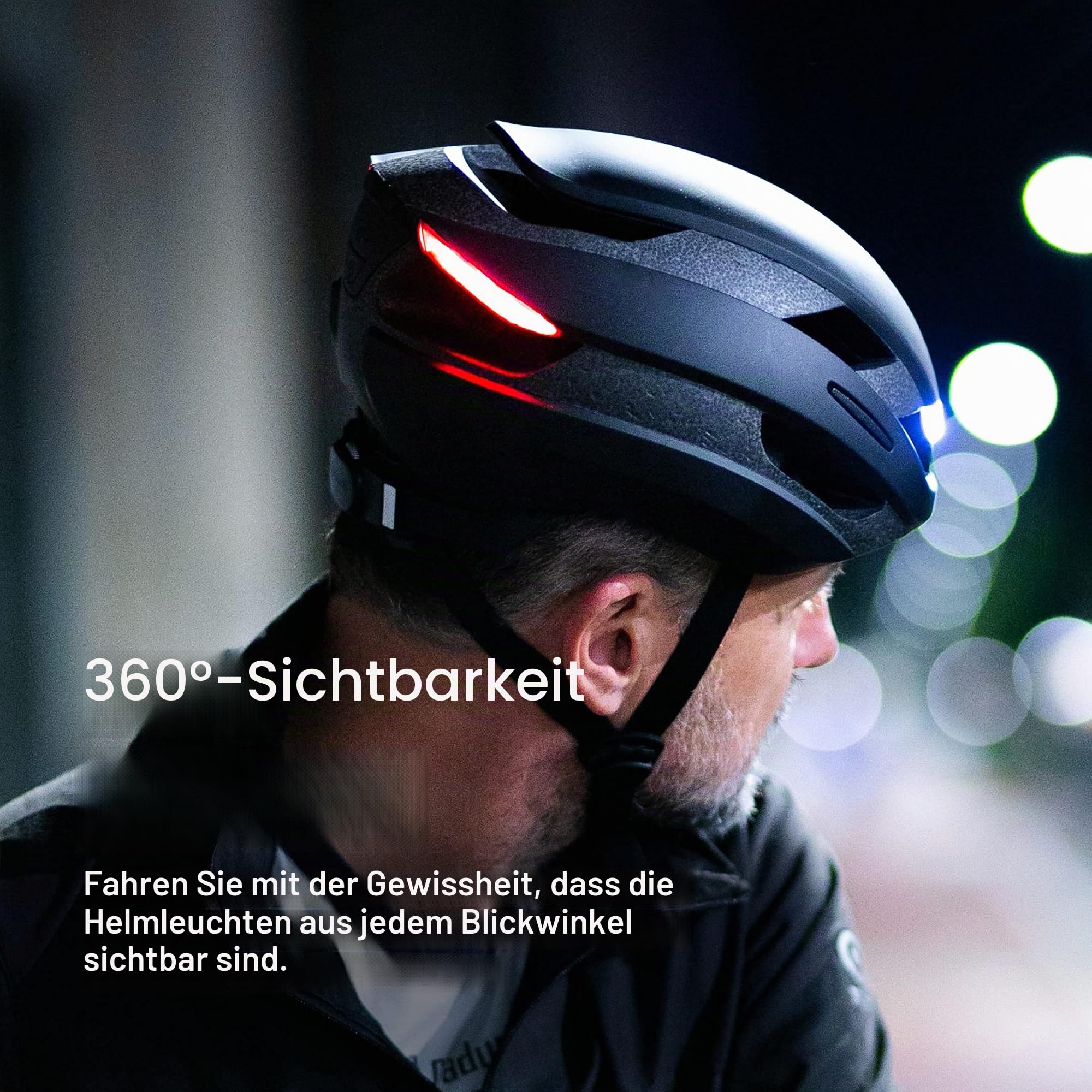 Lumos Ultra Smart-Helm Plus | Fahrradhelm | Vorder- und Rücklicht (LED) | Blinker | Bremslichter | Bluetooth-Verbindung