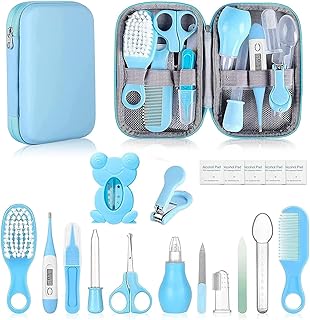 MEETOZ Baby Healthcare and Grooming Kit, 19 in 1 Infant Safe