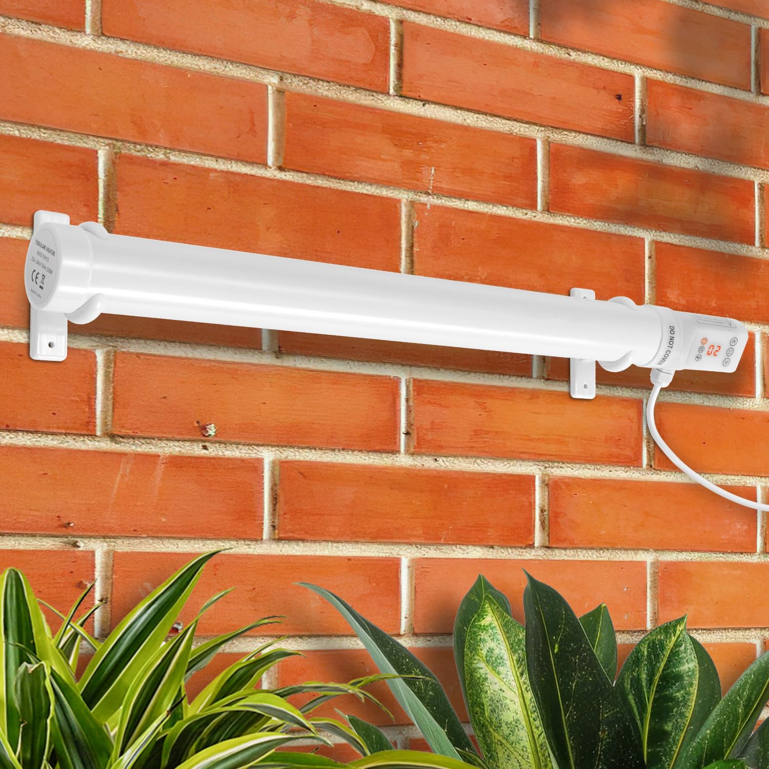 Riscaldamento per serra, 120 W, con timer, 64 cm, protezione antigelo per