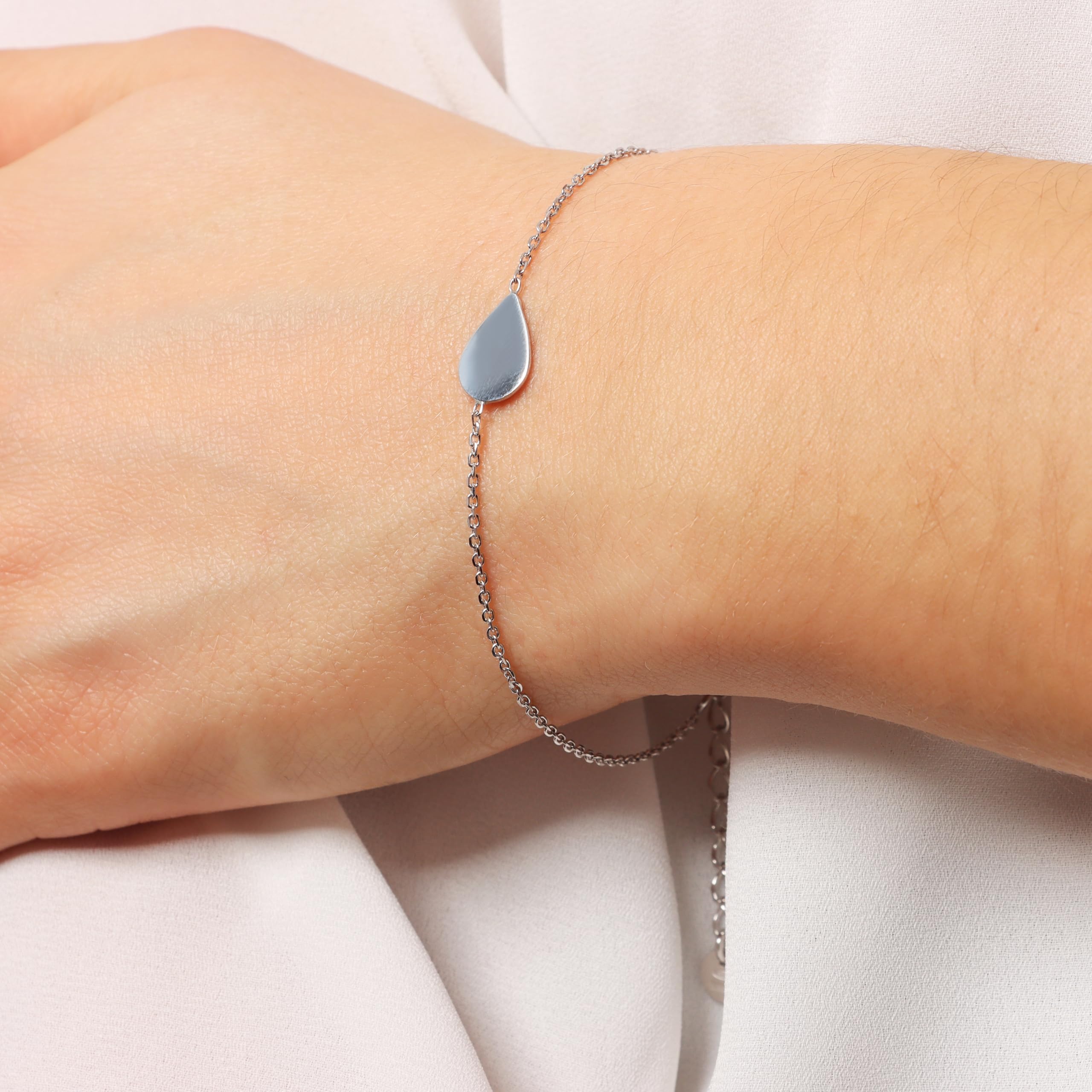 MILOR - Bracciale Donna Argento; Bracciale con Ciondolo; Regalo Compleanni, Anniversari, Festa Donna, Festa Mamma