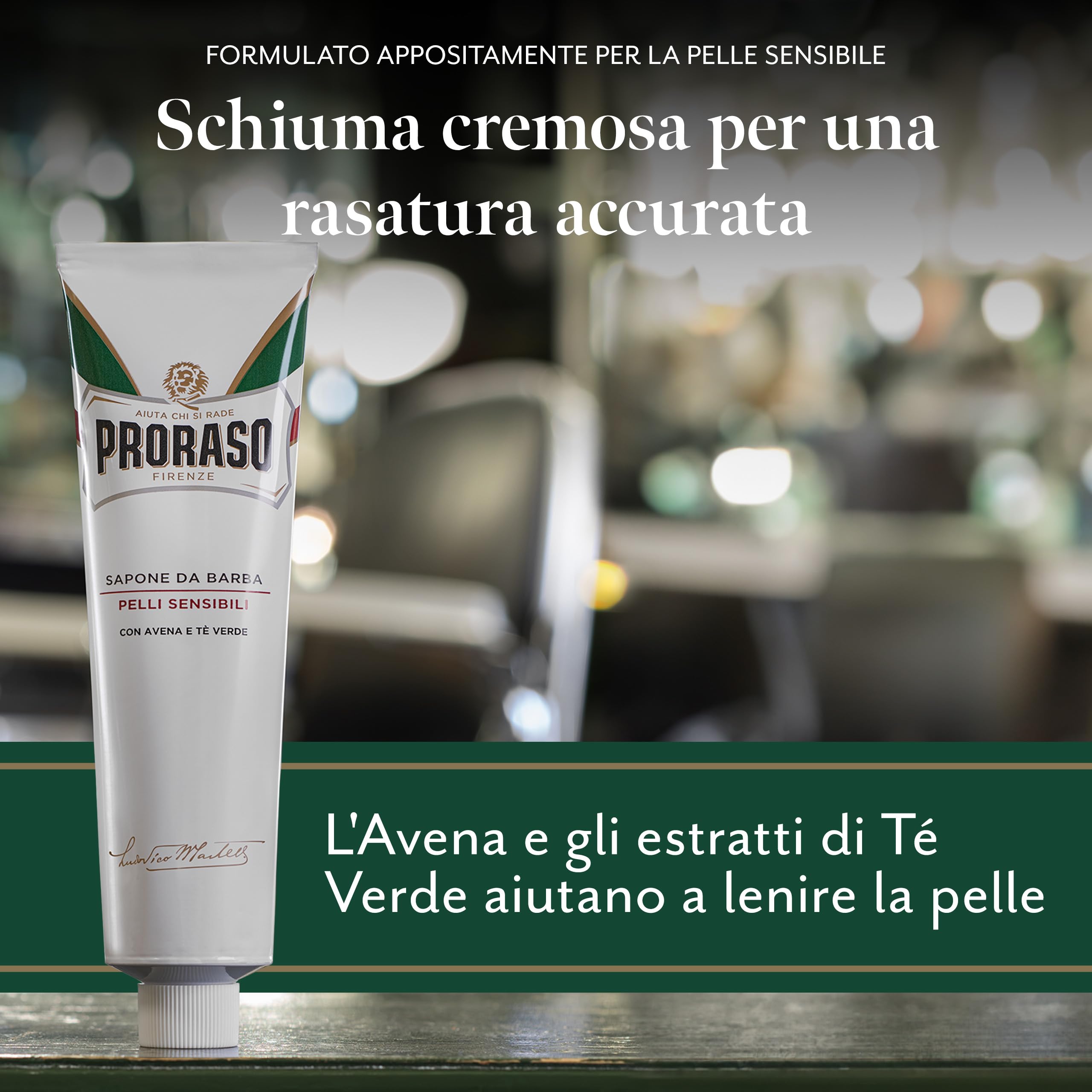 Proraso - Sapone da Barba, Pelli Sensibili, Anti-Irritaizone - 150 ml