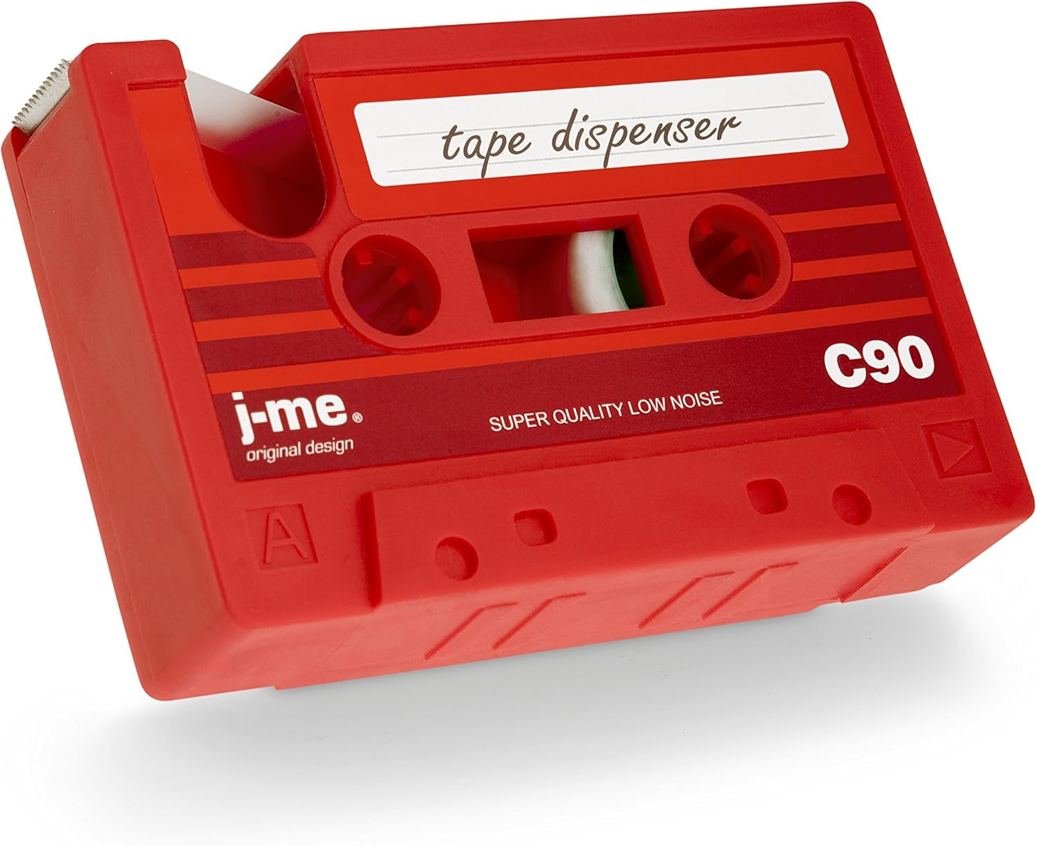 jme original design Cassette Tape Dispenser, Red Amazon.co.uk Home