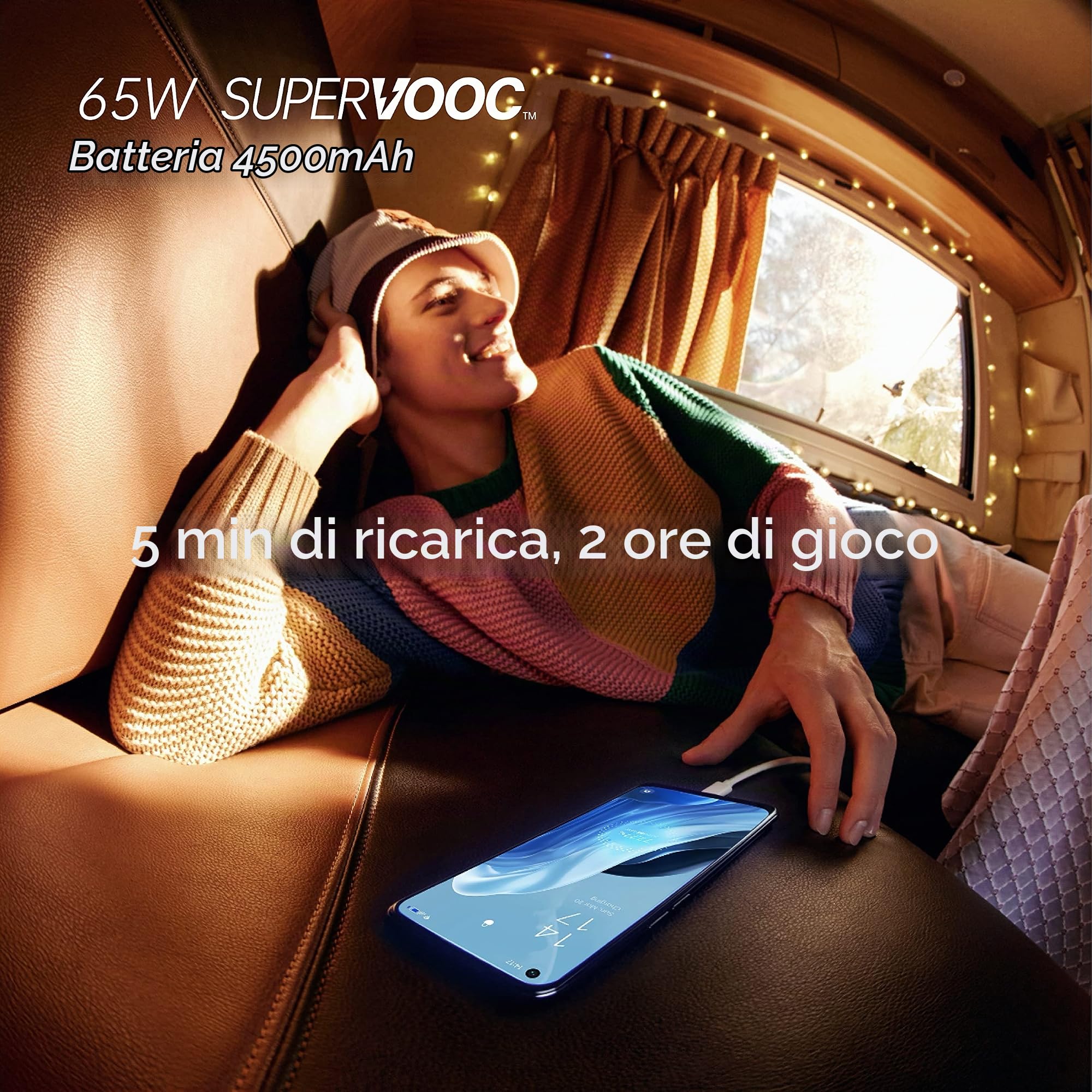 OPPO Find X5 Lite - Smartphone da 256 GB, 8 GB di RAM, Dual Sim, Startrails Blue