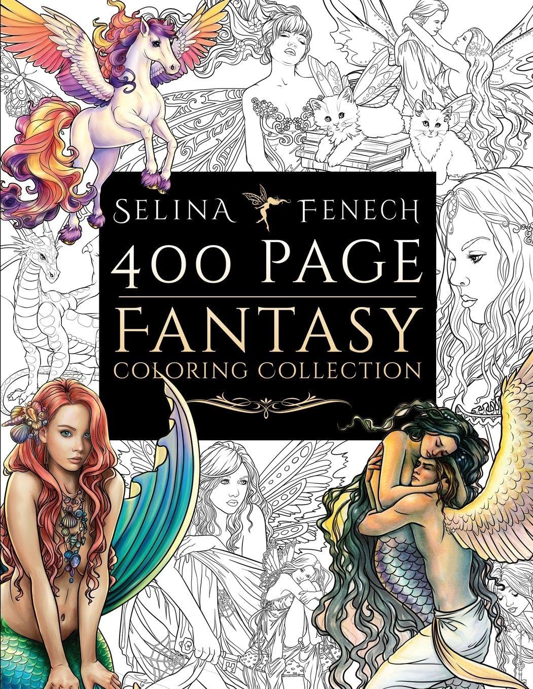 400 Page Fantasy Coloring Collection      Paperback – November 28, 2025