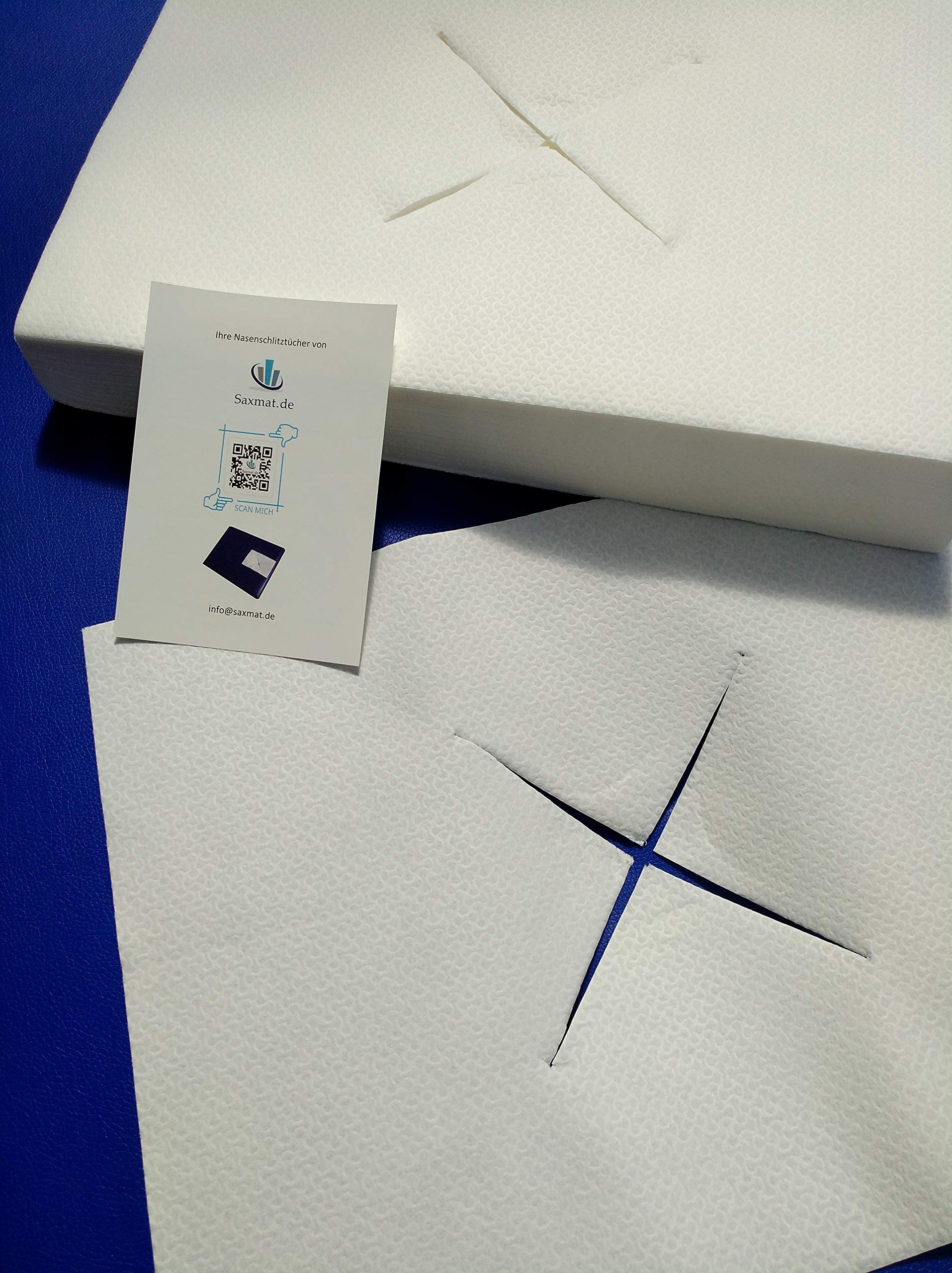 220 paños de nariz XXL de 40 x 30 cm de celulosa Airlaid para camillas de masaje.