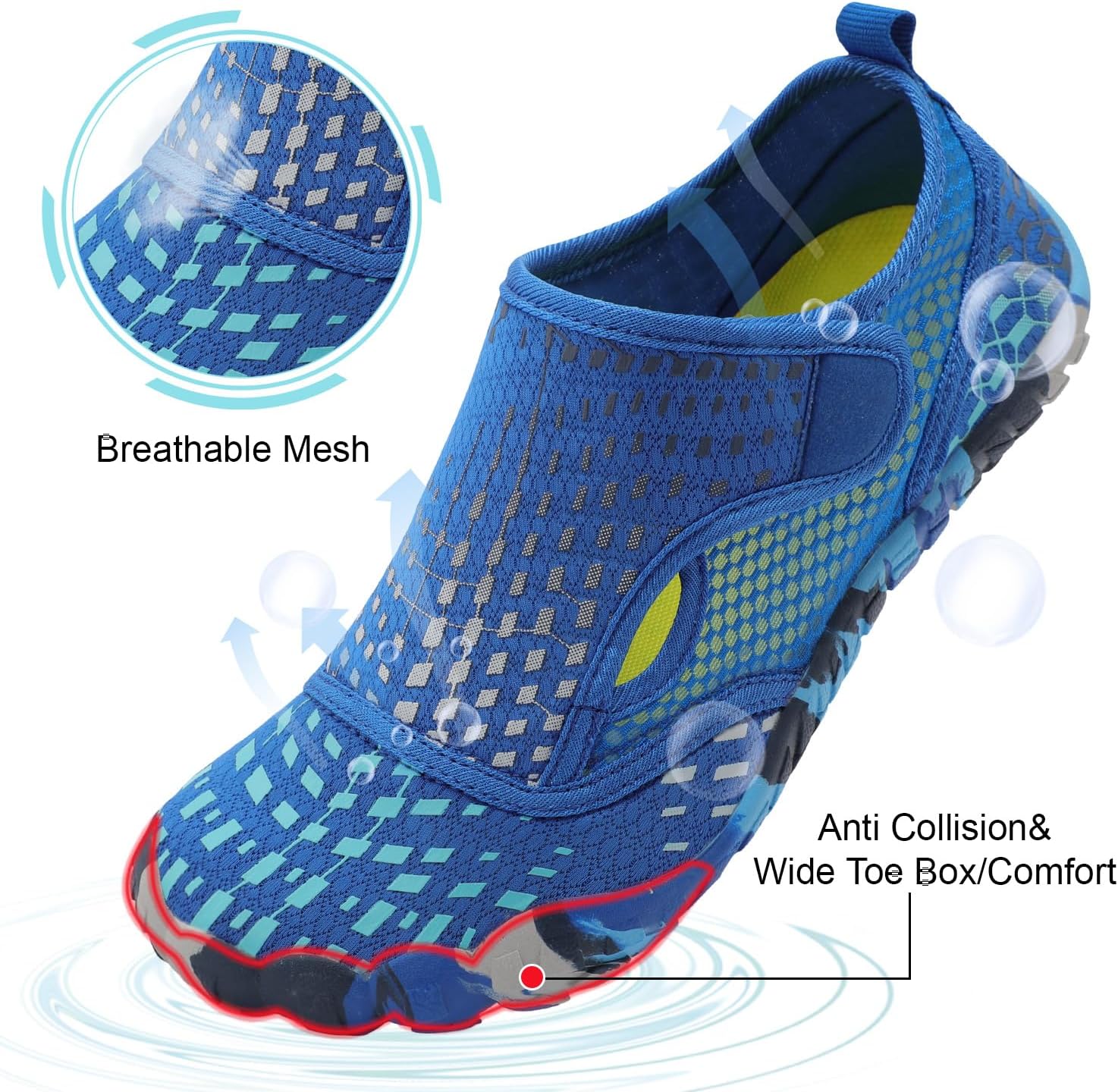 Centipede Demon Swim Water Shoes for Women Men Quick Dry Barefoot Aqua Sneakers Shoe for Beach Hiking Diving Boating River Outdoor Water Sports - Image 2