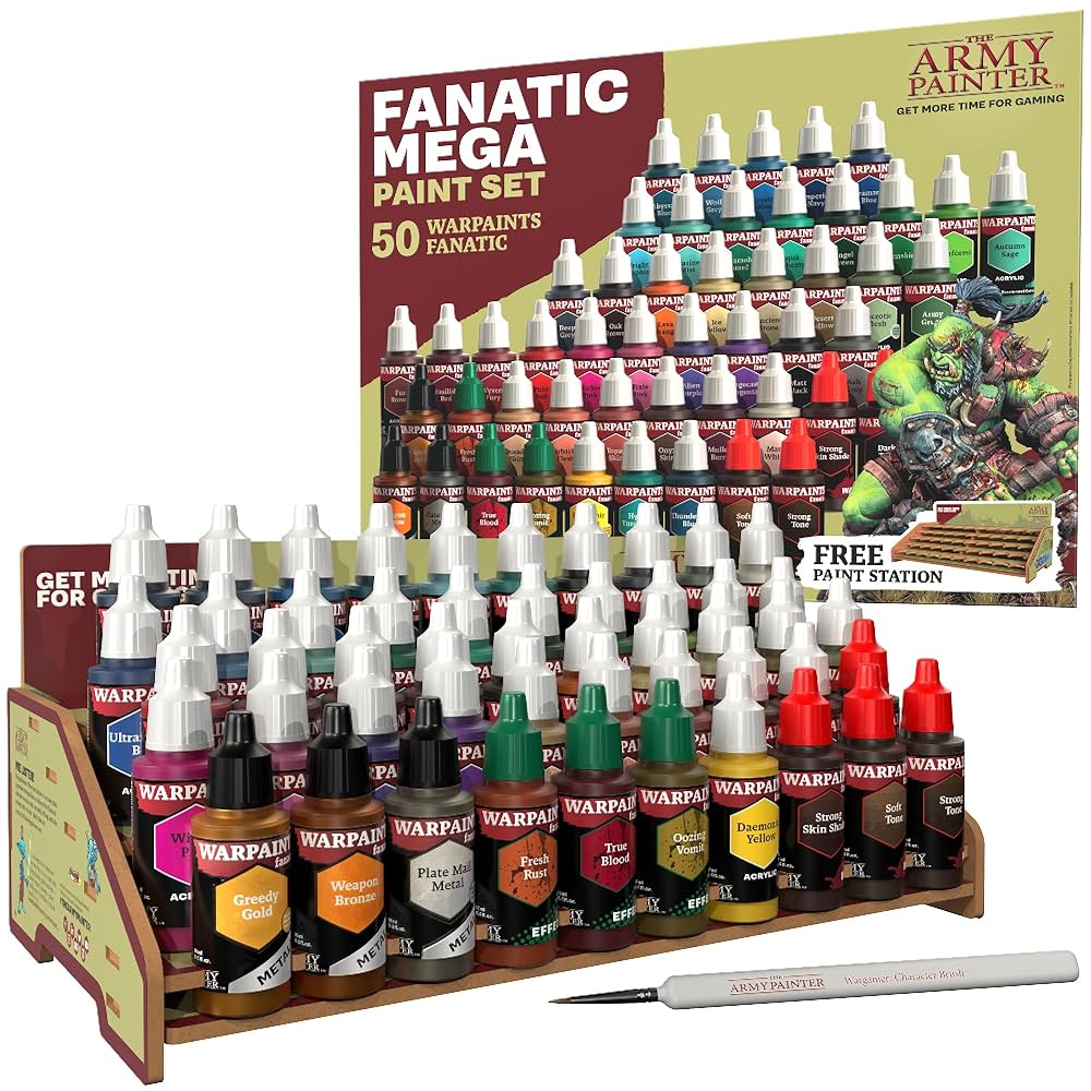 ウォーペイントファナティックのまとめ売り Amazon | The Army Painter Warpaints Fanatic メガセット、50
