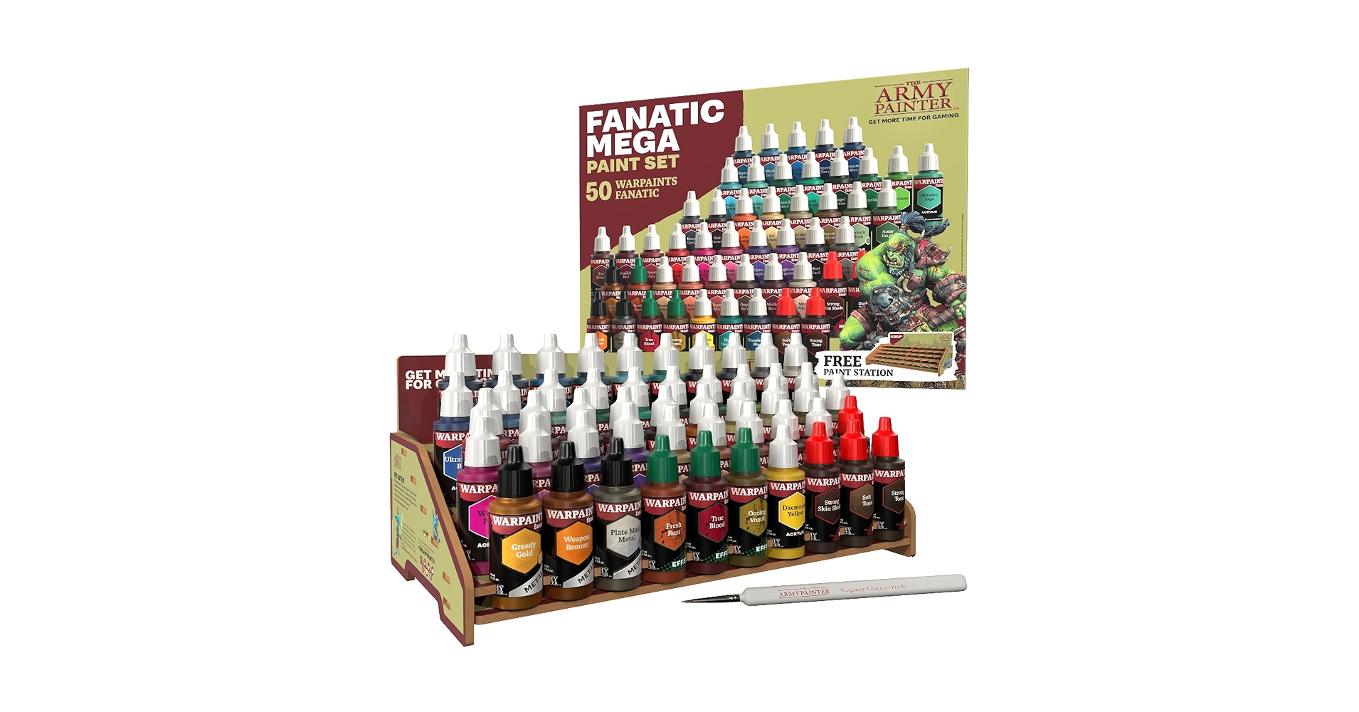 Amazon.com: The Army Painter Warpaints Fanatic Mega Set, 50