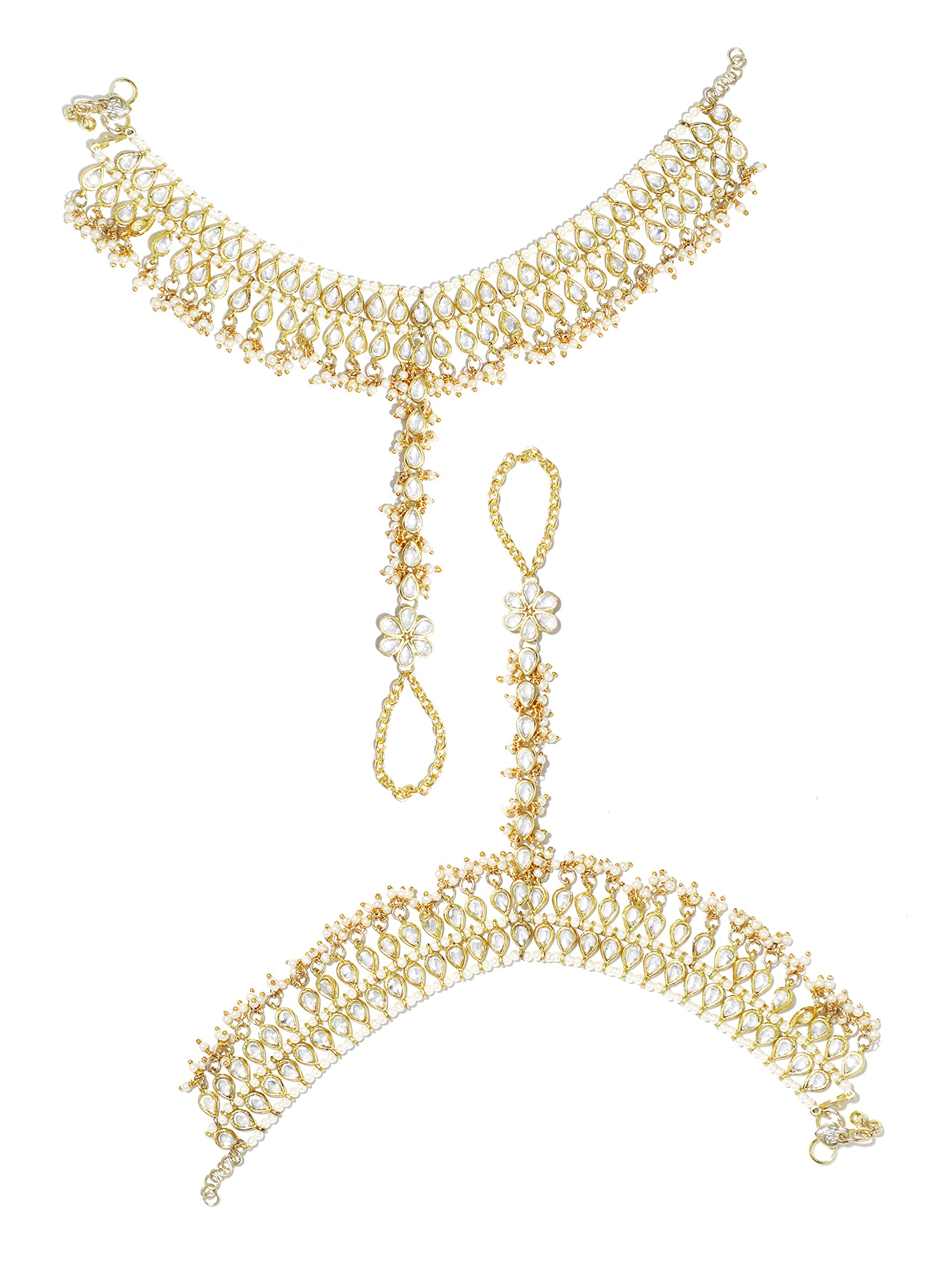 See full amazon price history chart for Karatcart Gold Plated Tassel Beads Kundan Anklets For Women Karatcart Gold Plated Tassel Beads Kundan Anklets For Women (B098LG2C7J) Amazon Price History, Amazon Price Tracker
