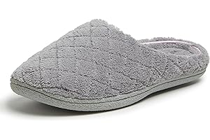 Women's Leslie Washable Memory Foam Terry Clog with Wide Widths Slipper in Size 12