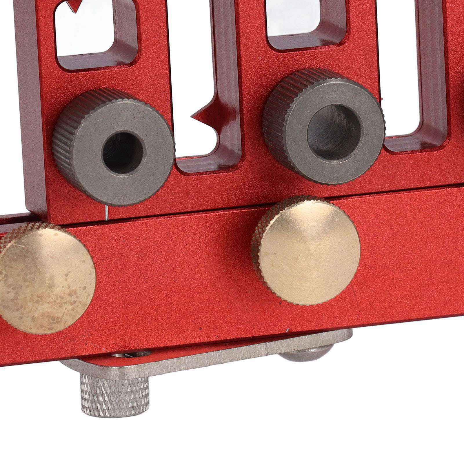 CHICIRIS Plantilla de Taladro para Bisagras de Metal Duradera con Posicionamiento Flexible para Ensamblaje de Gabinetes y Puertas, Adecuada para Carpinteros Profesionales y Aficionados, Completa con