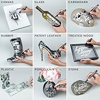 Vista 6 de Molotow Juego de rotuladores de caligrafía de cromo líquido