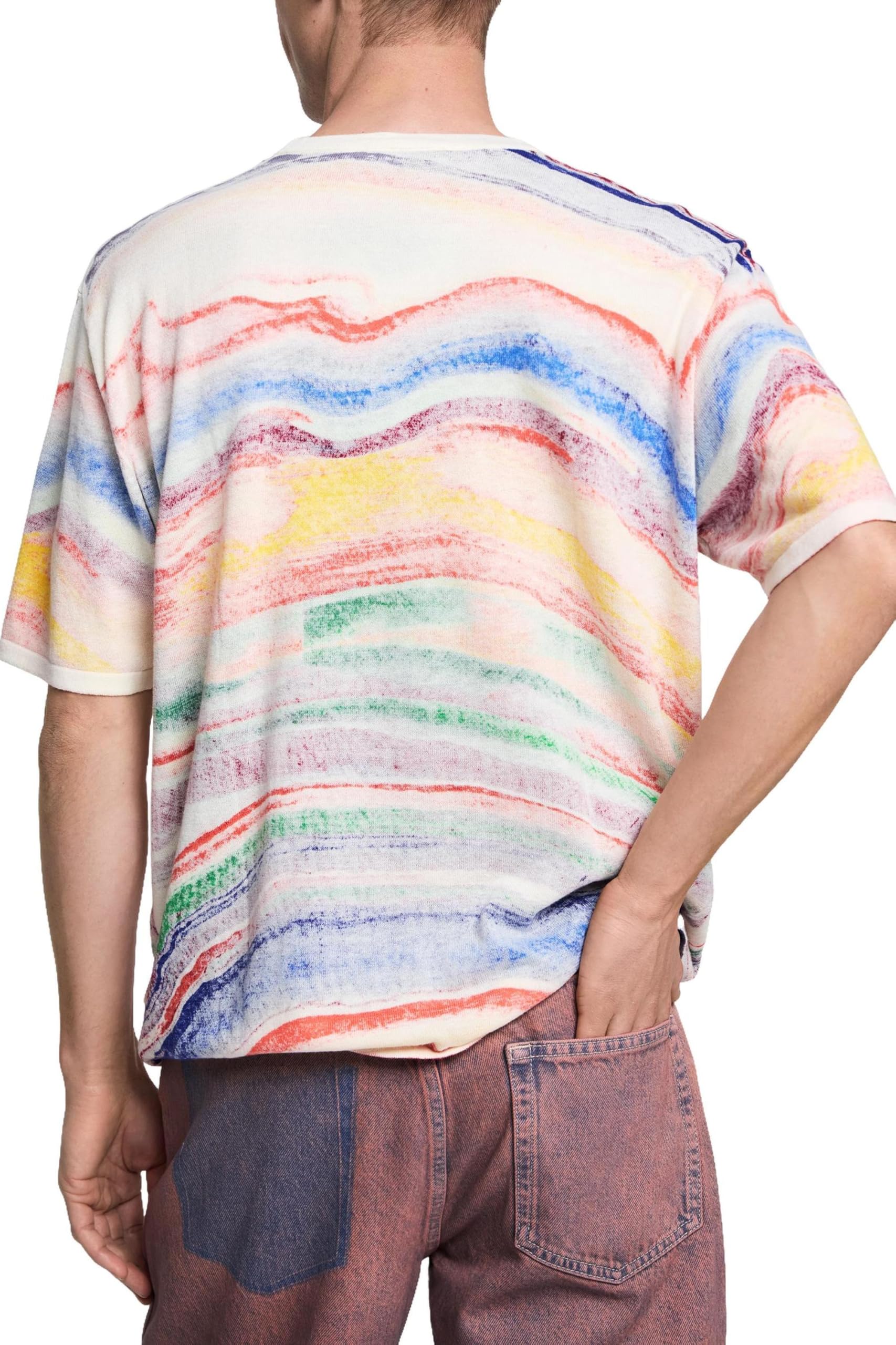 Desigual TS_Color Waves T-Shirt Hombre
