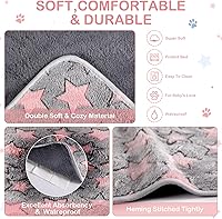 Vista 3 de Tudomro 8 Piezas Mantas Absorbentes y Lavables para Conejillo de Indias, Ropa de Cama de Vellón Animal, Forros para Jaula, Impermeables