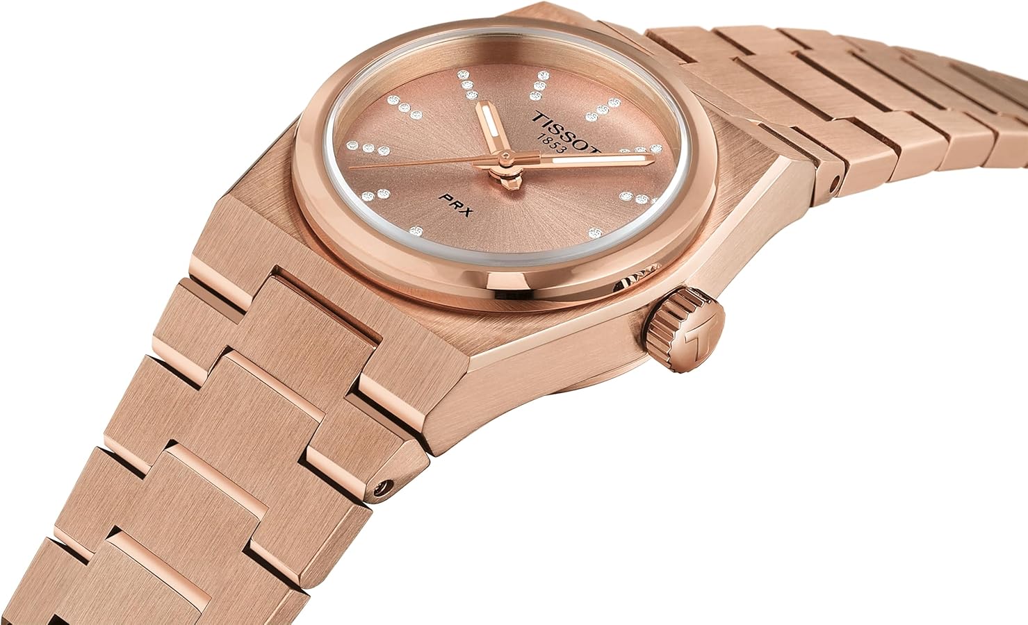 Tissot PRX ローズゴールド　自動巻き時計 初めての時計レビュー（PRX ローズゴールド） : r/tissot