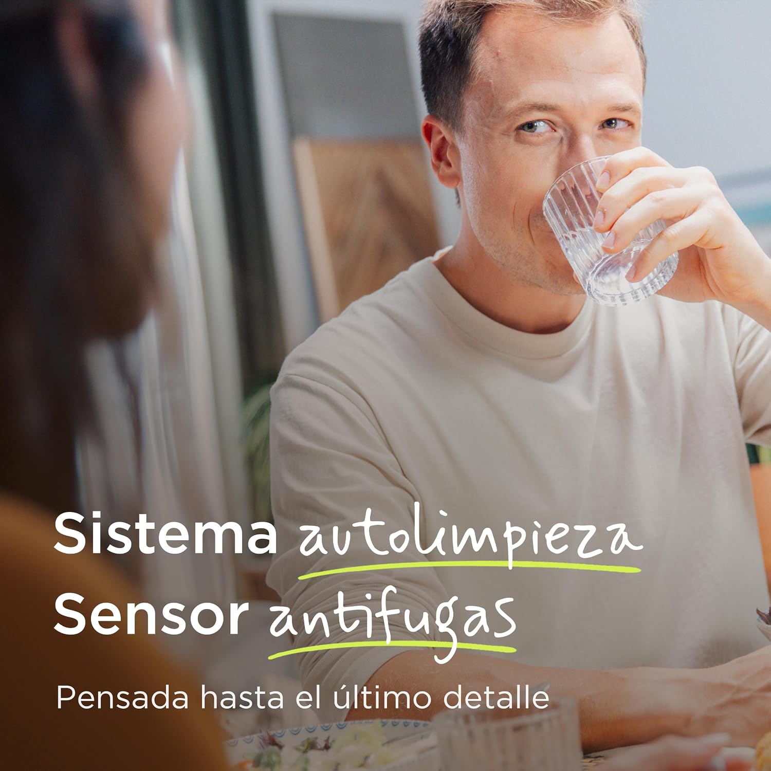 BRITA mypure RO 600 GPD self-cleaning system and anti-leak sensor