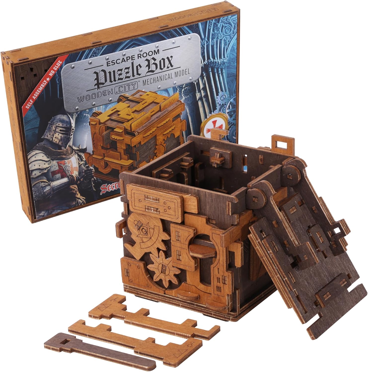 Wooden.City Escape Room Puzzle Box Escape Puzzle