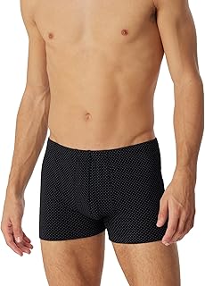 Schiesser Men's Shorts for Men Soft and Comfortable Without Elastic Waistband Organic Cotton Casual Underwear