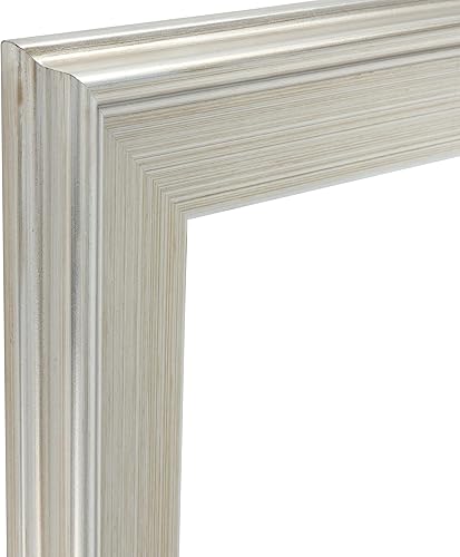 Miniatura 4 de Creative Mark Plein Air Style - Marco plateado con hojas a mano, 9 x 12-2.75 pulgadas de ancho con profundidad de rabete, parte trasera abierta sin