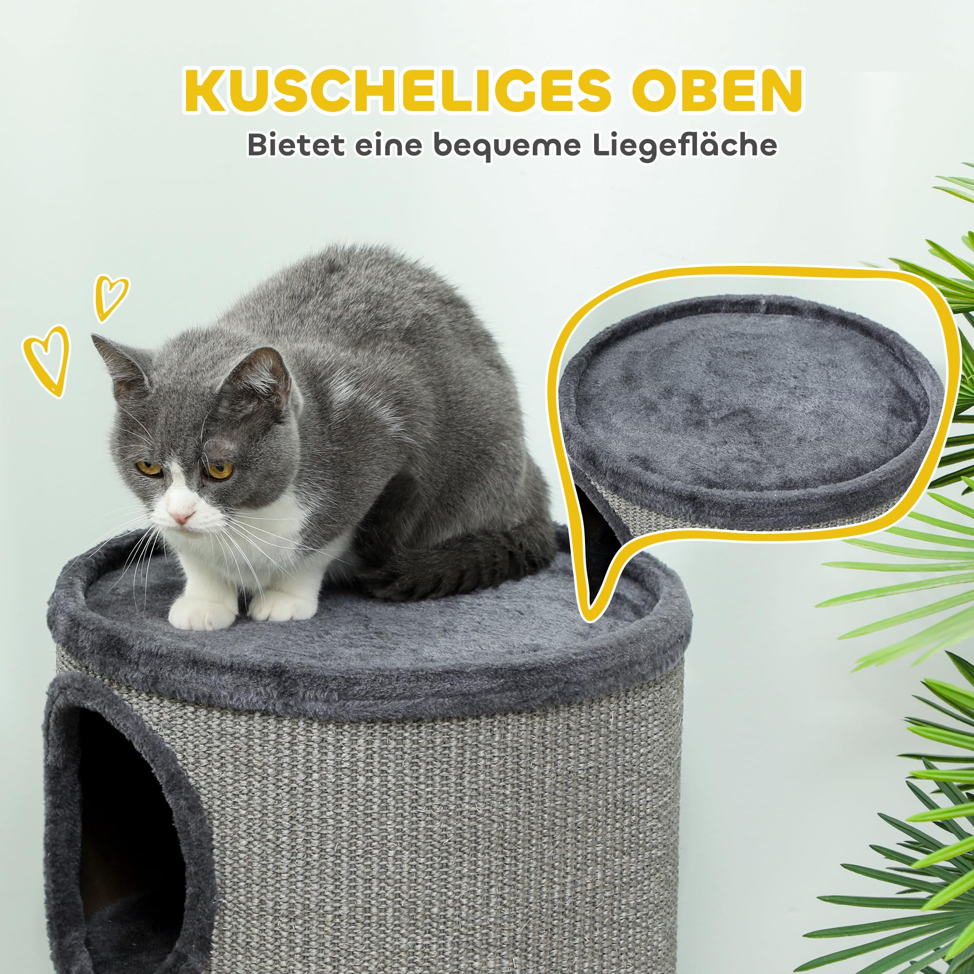 Kattenkrabpaal Met 3 Niveau's Aanbieding
