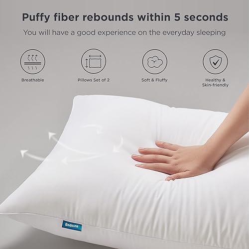 Miniatura 7 de Bedsure 2pk Pillows+1 Comforter