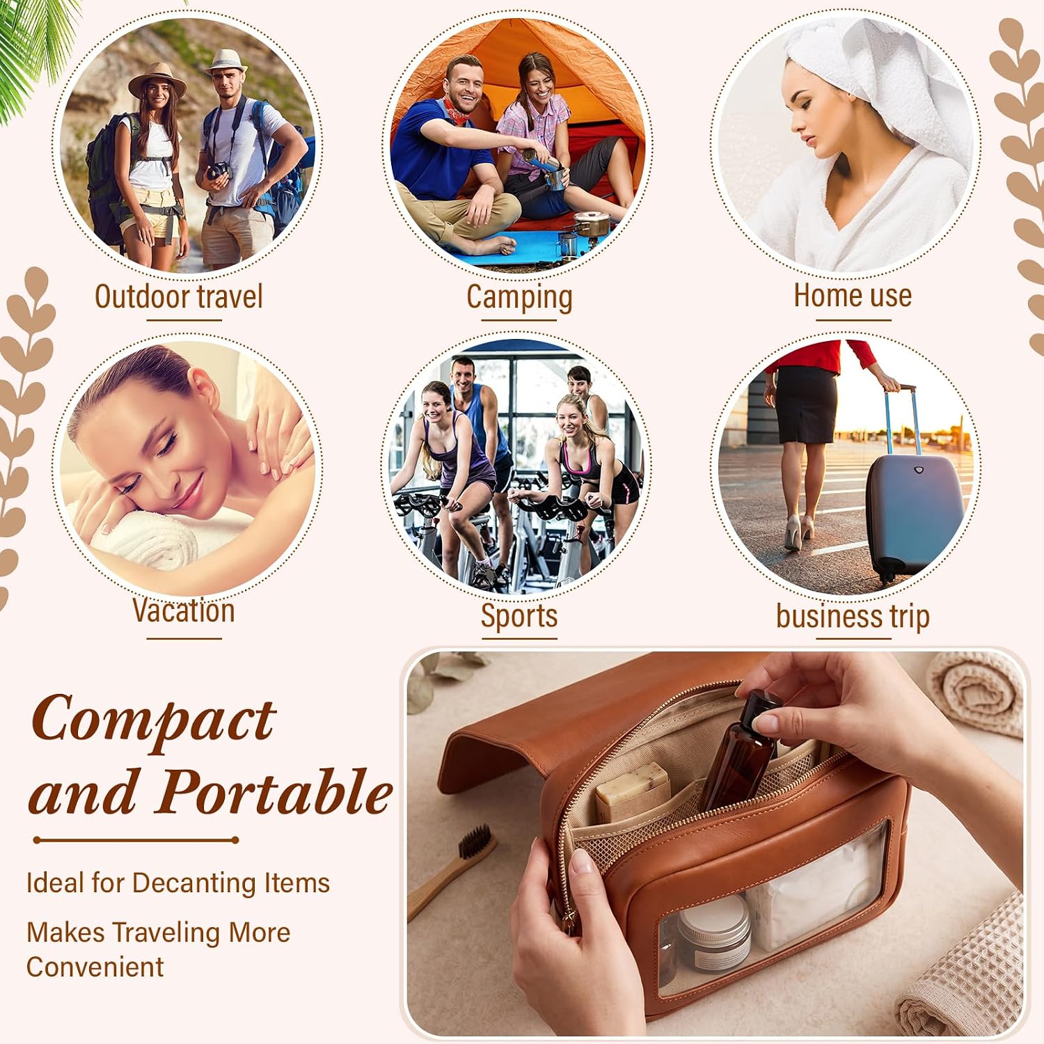 Mimorou 150 Pcs 30ml Travel Bottles Bulk for Toiletries Brown Small Travel Size Bottles Bulk Refillable Empty Containers for Shampoo Lotion Liquid Body Soap Cream Toiletries