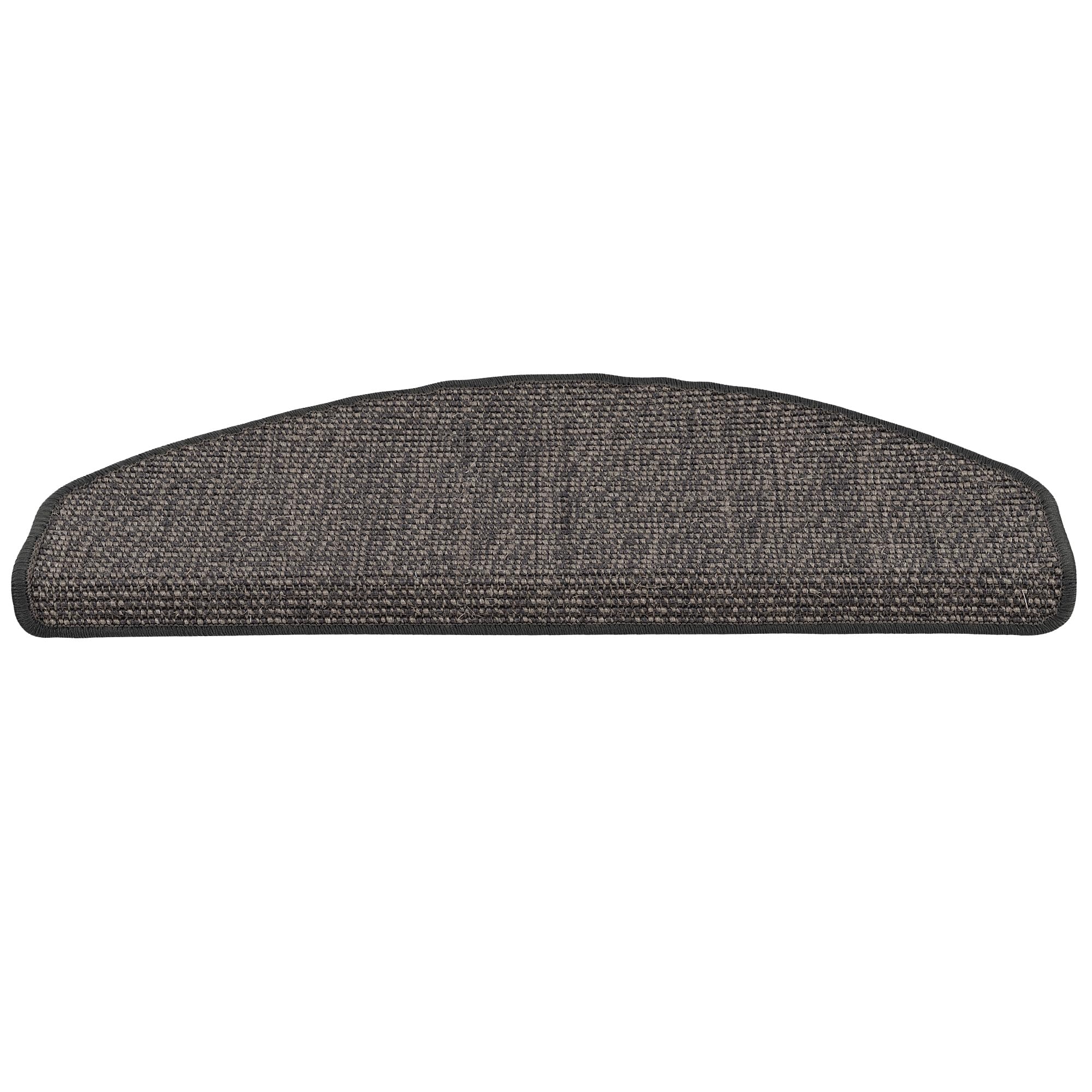 Snapstyle Natur Sisal Stufenmatte Halbrund Einfarbig, Größe/Ausführung/Menge:18x56 cm (halbrund) 15 Stck., Farbe:Stone Mix
