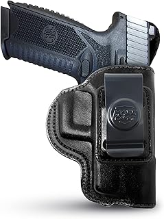 Genuine Leather Iwb Holster for F&N 509 Pistol - Tactical Handgun Iwb Leather Holster F&N 509 - Comfortable Appendix Everyday Carry - Maxx Carry Holsters