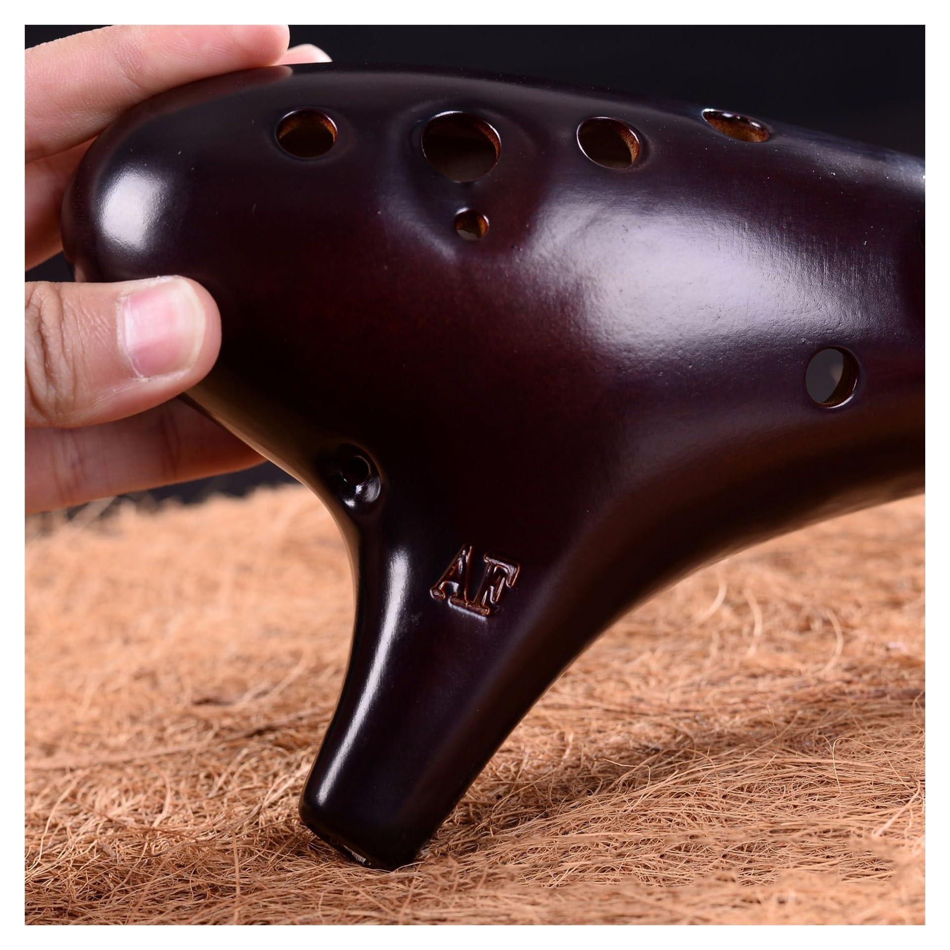 茶色い陶器オカリナ 　新品未使用 ☆期間限定特価【新品•未使用】陶仙房（Kitchen Company）製