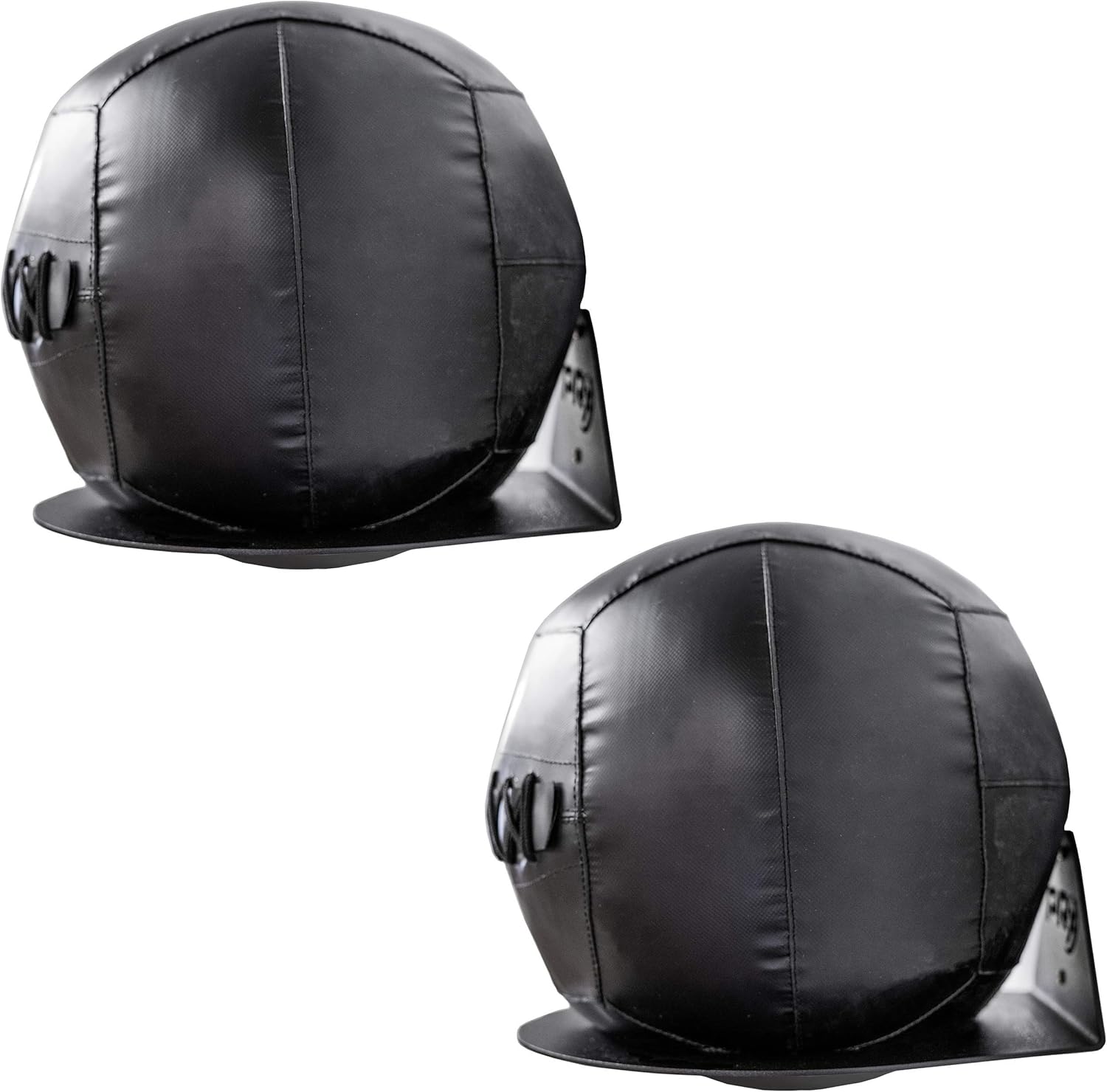 PRx Performance Medicine Ball Storage, USA Made Exercise Ball Holder, Wall Mounted, Powder Coated, Space Saving Home Garage or Commercial Gym Accessory, 9 inch Hole Diameter