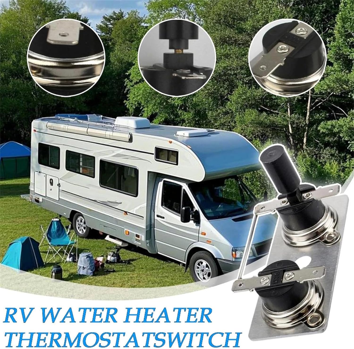 rv Water Heater Thermostat 120v T-Stat/Limit Heater