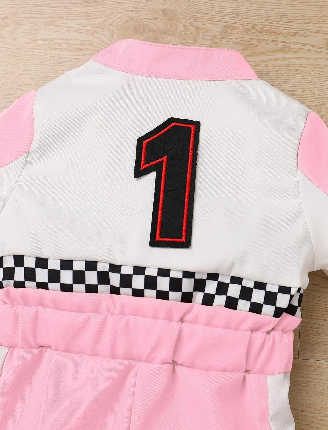 IDOPIP Baby Boys 1st 2nd Birthday Outfit Race Car Driver Romper Girls Boy Racer Jumpsuit Racing Suit Toddler Dress up Costume