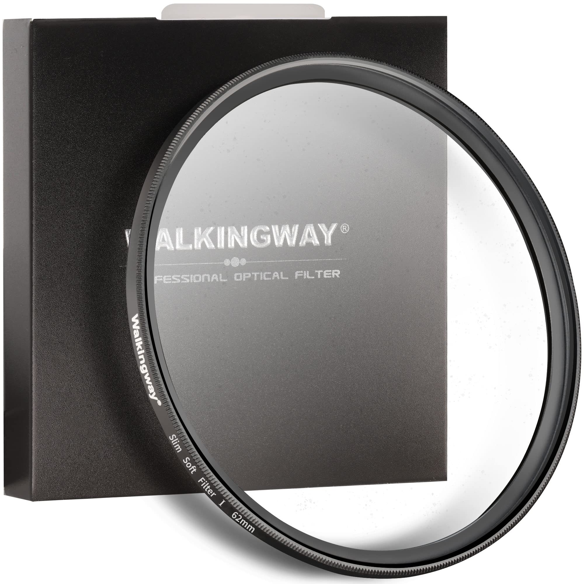 Walking Way 49mm White Mist Diffusion Filter Set (Soft 1 & 2), Soft Focus Dreamy Fog Effect Lens Filter 2pcs, Softening Diffuser For Video/Vlog/Portrait, Ultra-Slim Frame, HD Glass — view 50