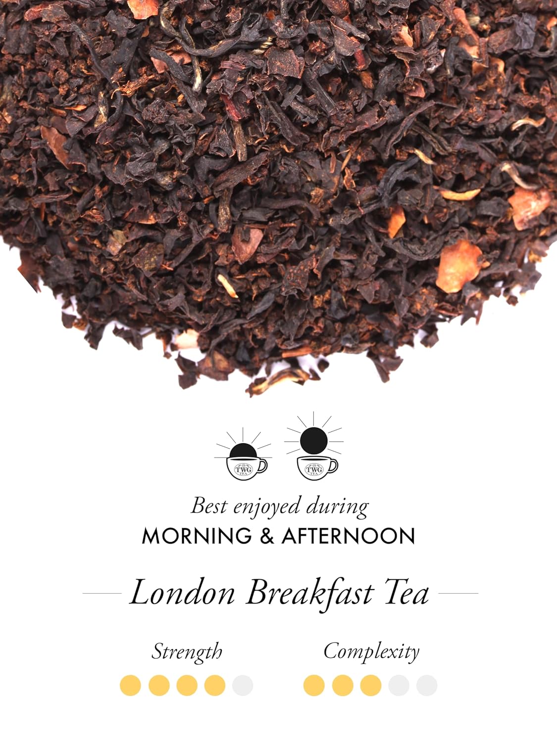TWG Tea | London Breakfast Tea | Black Tea | Cocoa Pod | 15 Hand Sewn Cotton Teabags | Gift Set - Image 3