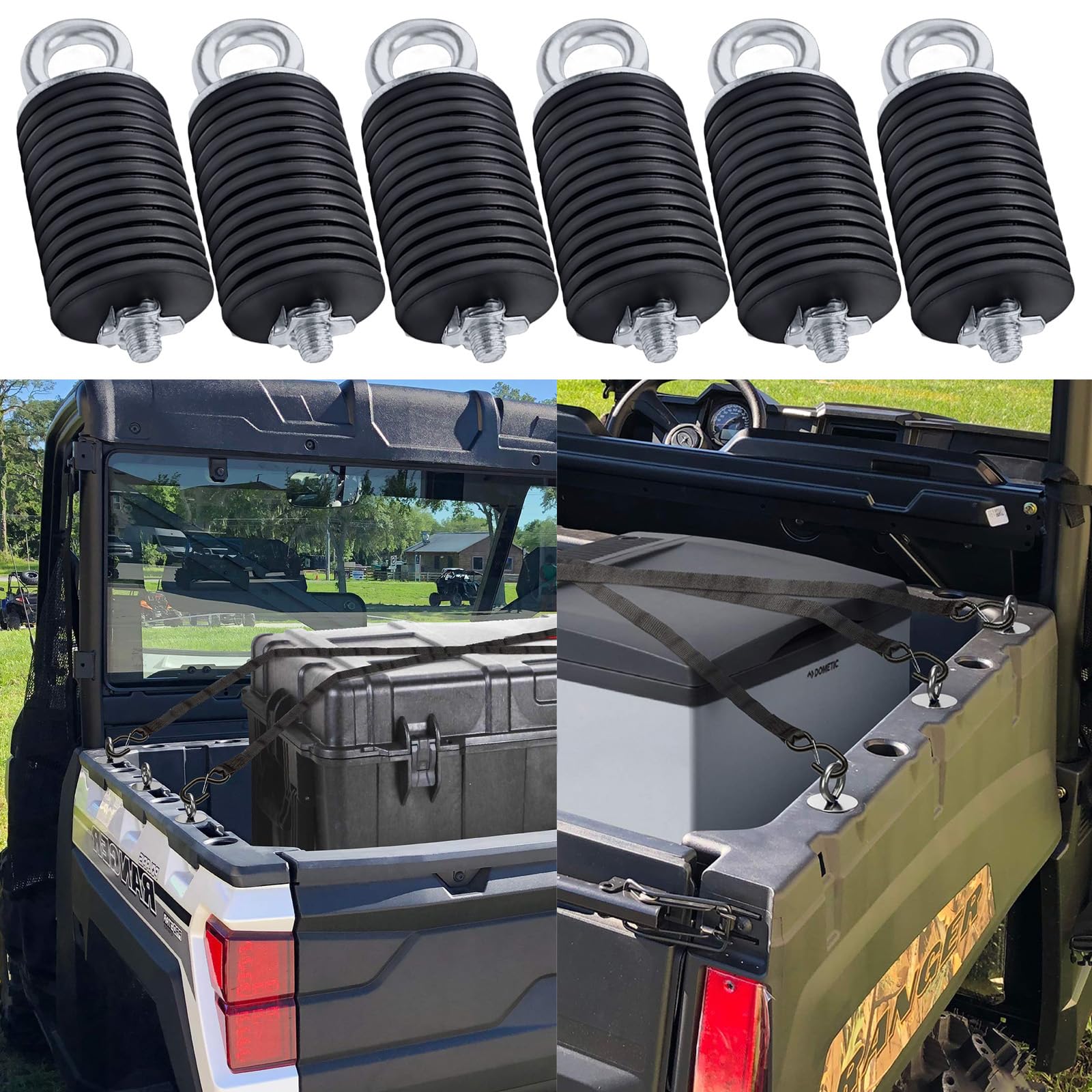 polaris ranger bed tie downs