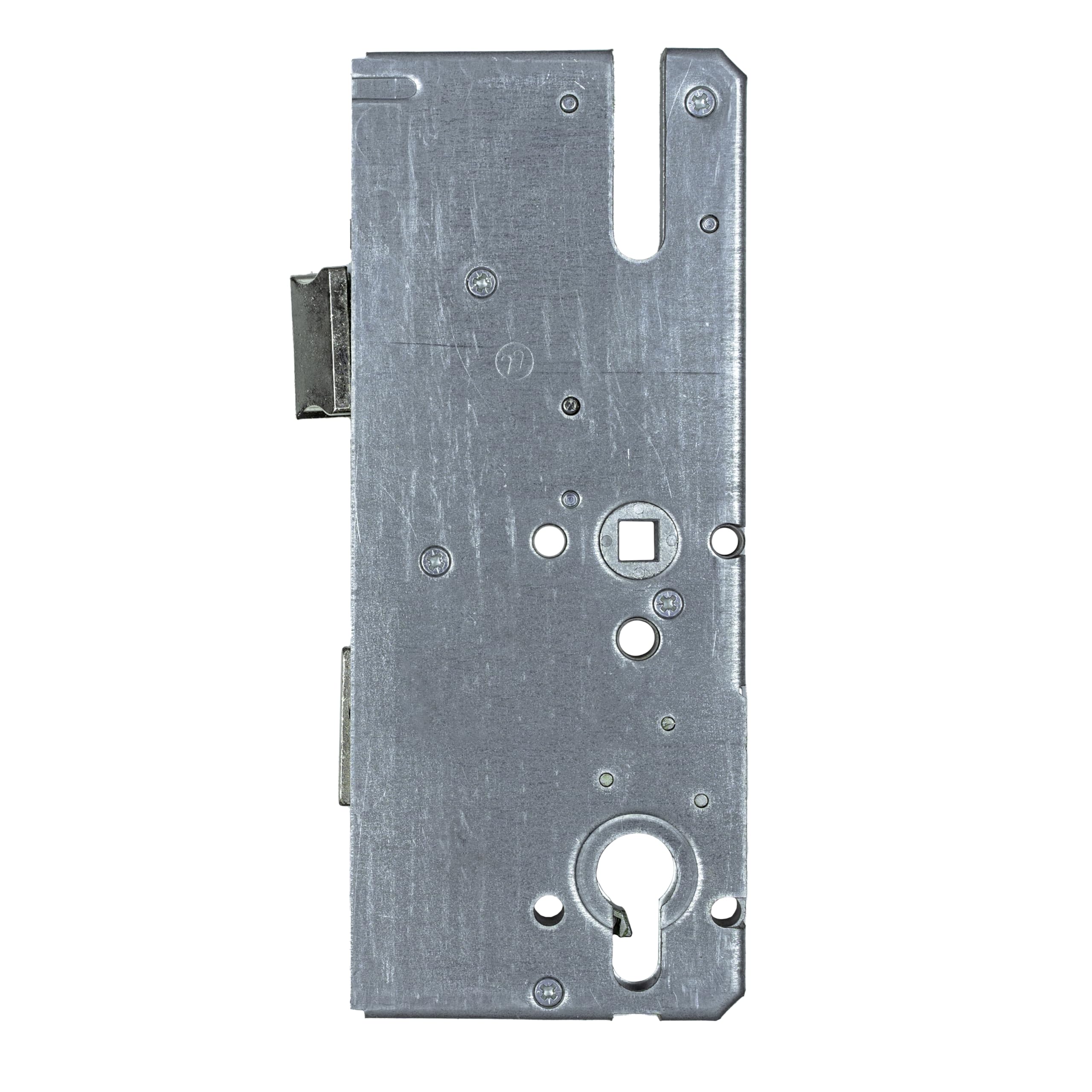 Serrure de réparation KFV 8072 | Serrure à mortaiser pour rénovation, pour verrouillages multipoints - Boîtier de serrure pour réparation ou remise en état | Entraxe 72 mm, profondeur du carré 65 mm