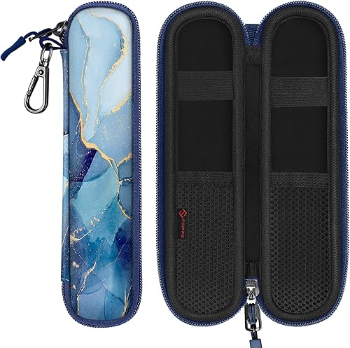 Vista 36 de Fintie Funda para Apple Pencil Pro, Apple Pencil (USB-C / 1ª / 2ª generación), bolsa de transporte de neopreno suave con cremallera para Samsung Gris