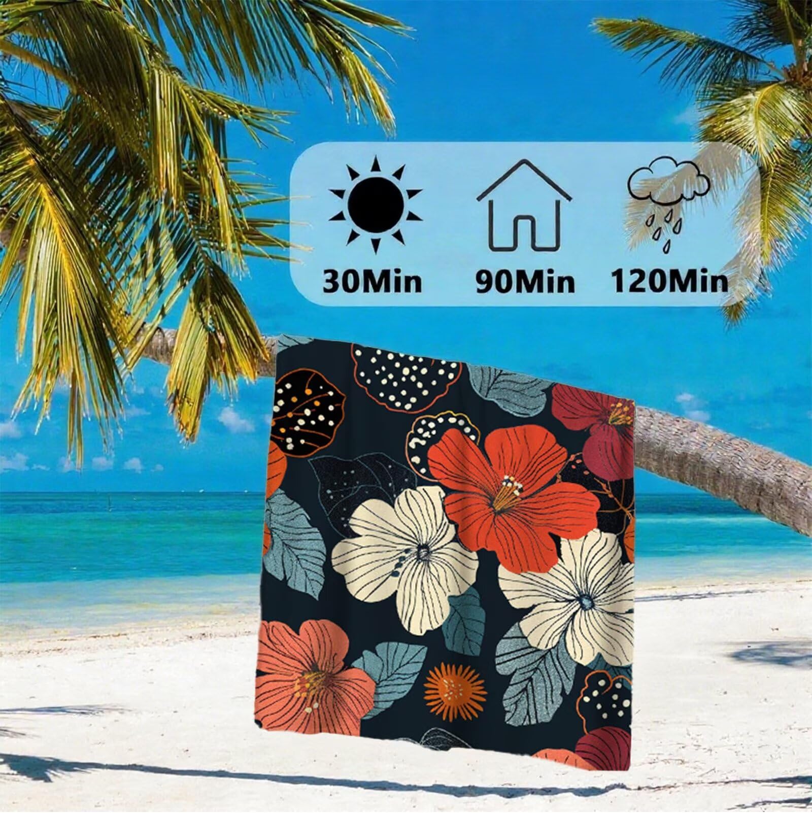 Telo Mare Microfibra 220x100 cm Telo Mare Grande, Asciugamano Palestra Asciugatura Rapida, Stuoia Campeggio Anti-Sabbia, Morbido, Assorbente, con Borsa Portaoggetti, Accessori Campeggio, Regalo Y2-220