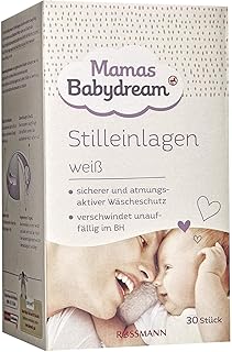 Mamas Babydream - Almohadillas de lactancia (3 x 30 unidades), color blanco