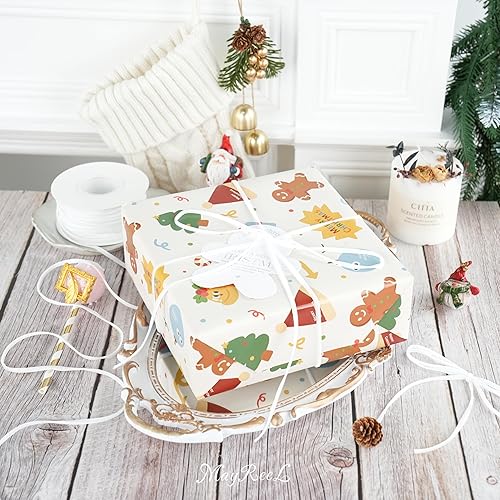 Miniatura 4 de MAYREEL 1/8 Inch White Velvet Ribbon Thin Cream Vintage Ribbon for Wedding Bridal Invitations Gift Wrapping Party Favor Boxes 50 Yards