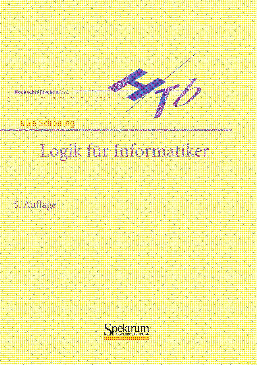 Logik für Informatiker (Sav Informatik)
