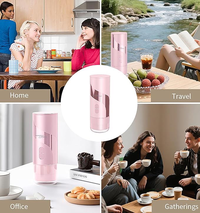 Cafetera Portátil para Espresso con Cápsulas y Molido, 1 Taza miniatura 10