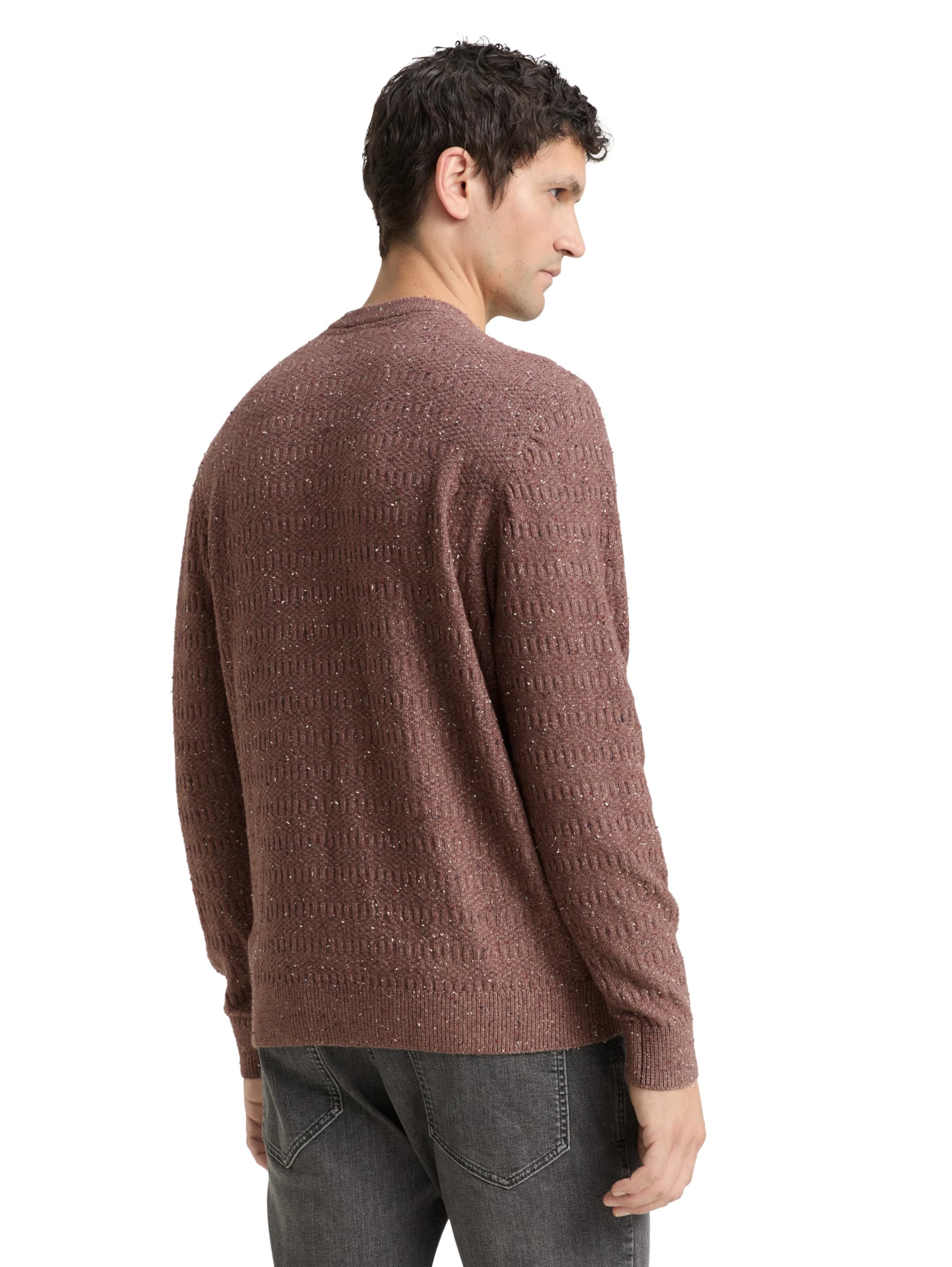 TOM TAILOR Herren 1048774 Strickpullover mit Rundhalsausschnitt